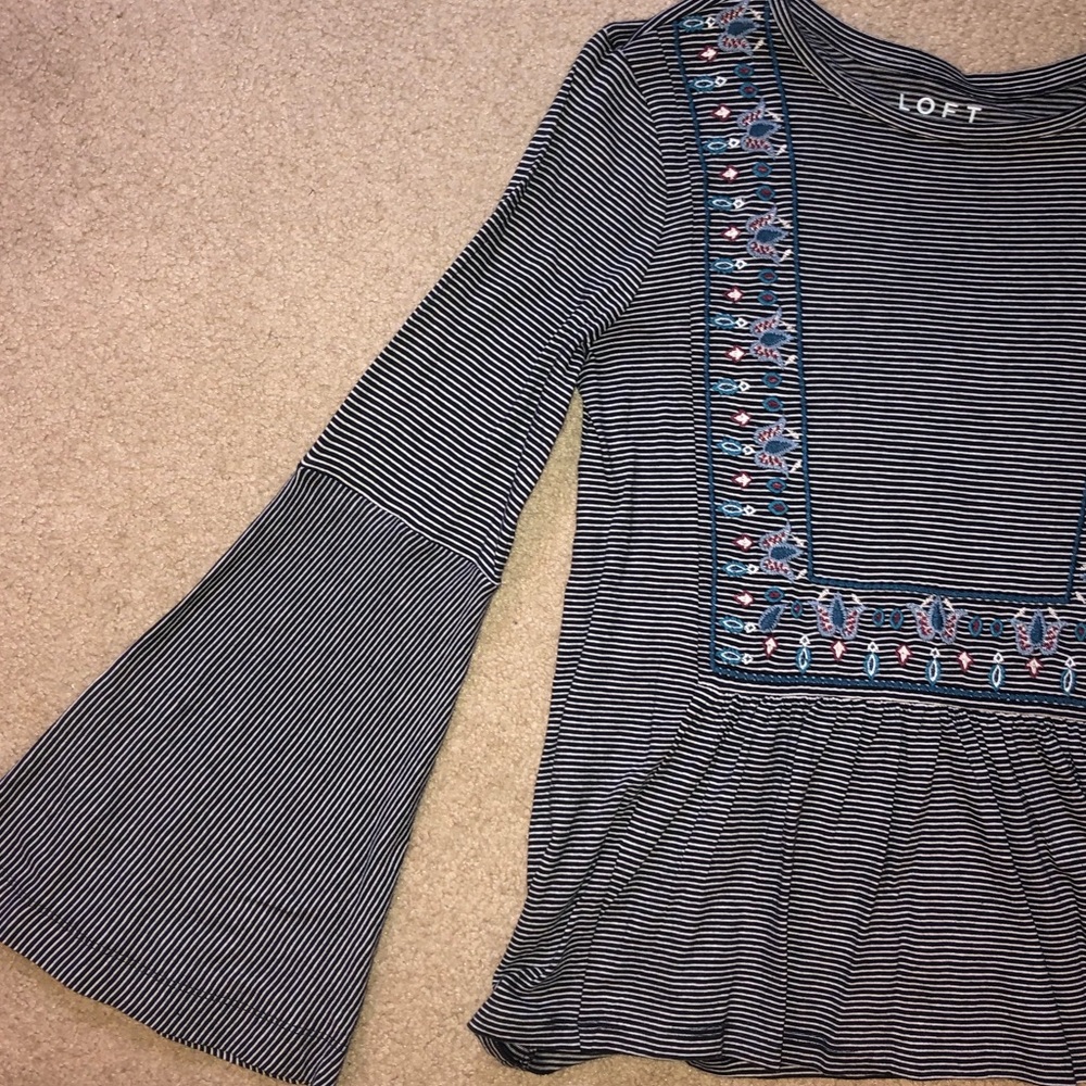Embroidered long sleeve